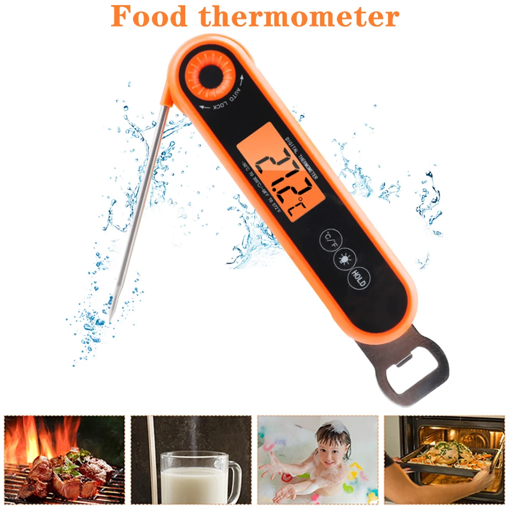 

Цифровой пищевой термометр, измеритель температуры для кухни, барбекю, духовки, мяса, воды, молока