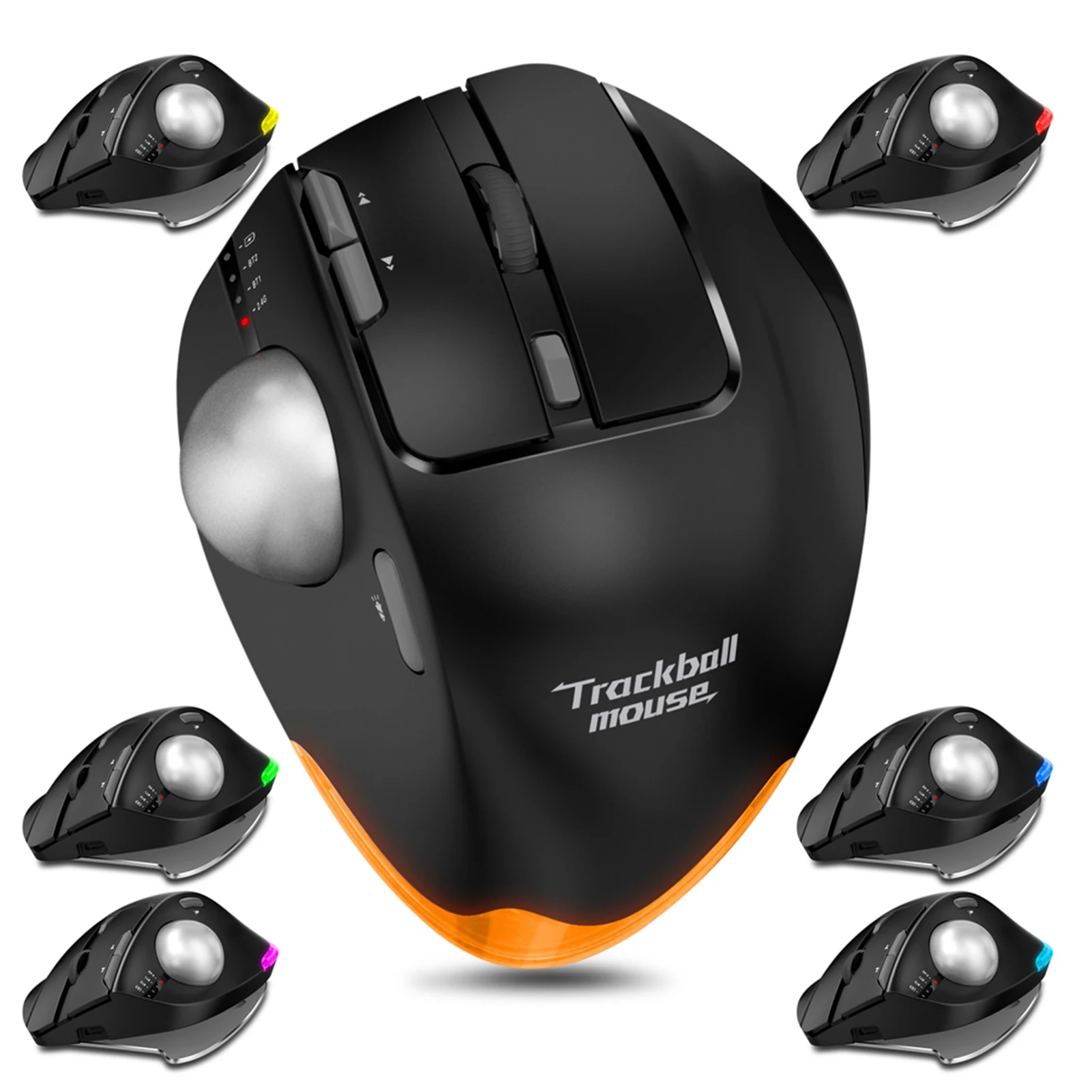 Mice mouse for laptop Mouse Wireless Triple Mode BT RGB Computer Mice with Programmable Adjustable Mouse Angle mouse trackball - 6