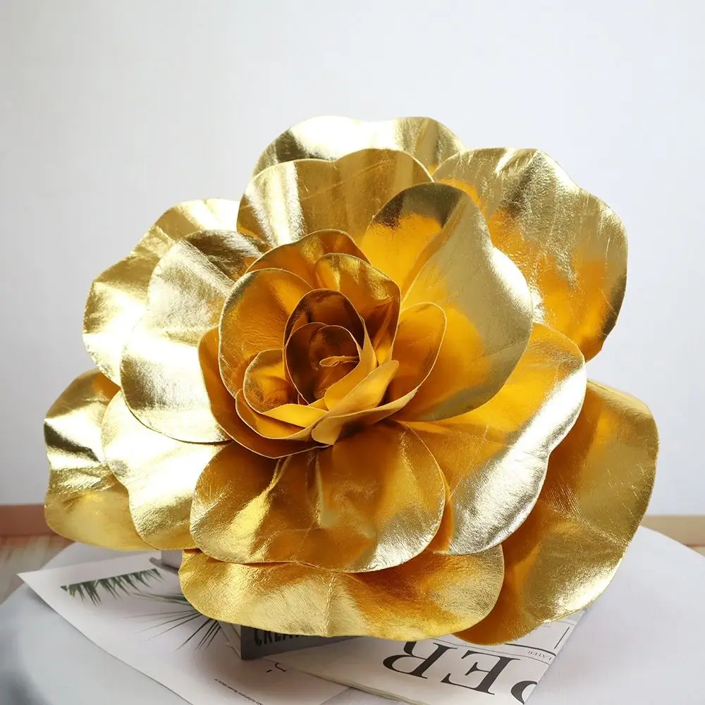 30/40/50 cm Riesenrosen-Blumenkopf, glänzende Party-Einstellung, Arrangement, gefälschte Schaumstoff-Rosen, Hochzeitsdekoration, modische künstliche Blumen