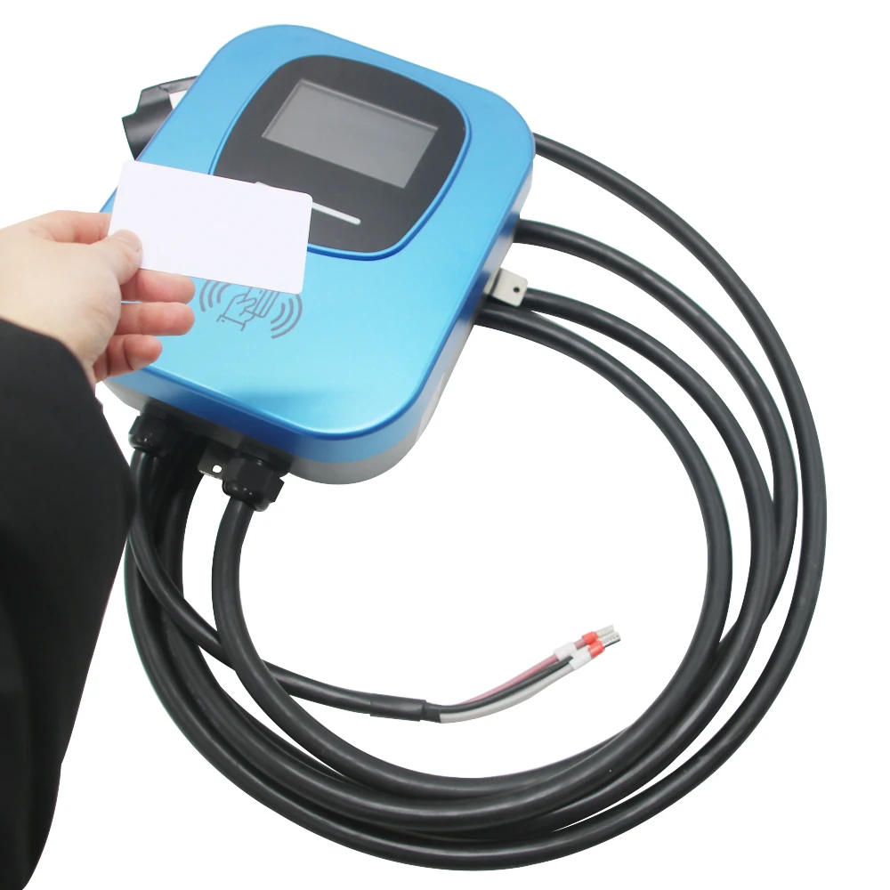 

Evse Wallbox 32A GBT/type 2 Plug EV зарядная станция 7KW AC 90-265V, электрическое автомобильное зарядное устройство Wallbox