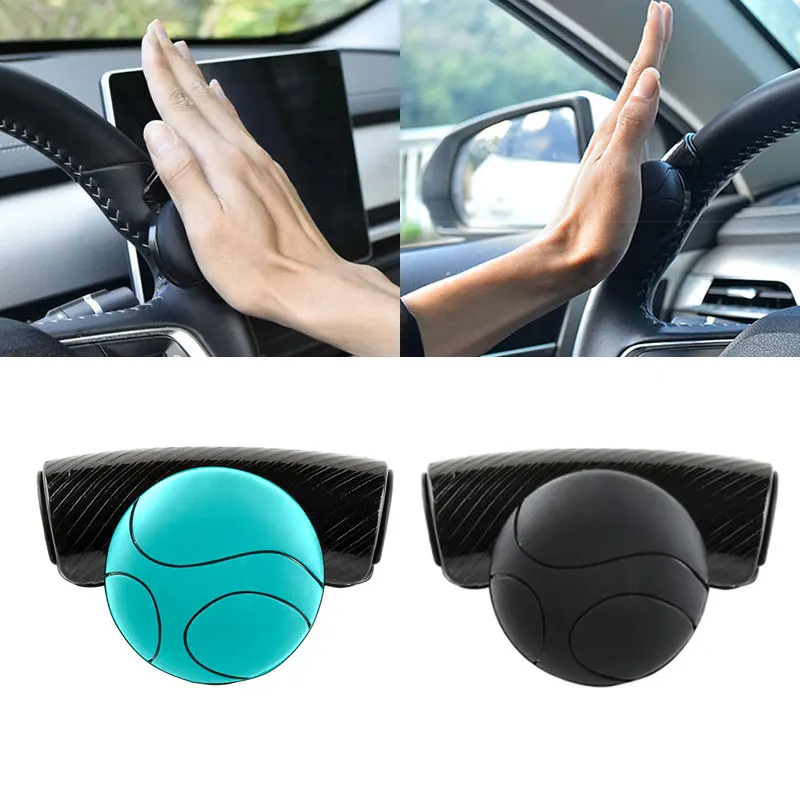 

Mini Car Steering Wheel Booster Non-Slip Silicone Booster Ball, On-Board Bearing Type 360 Labor-Saving Auxiliary Steering Gear