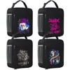 Arcane League of Legends Lunch Bag Cartoon Bento Bag Food Insulation Tote Anime Cute Handbags Casual Accessories Christmas Gifts 1