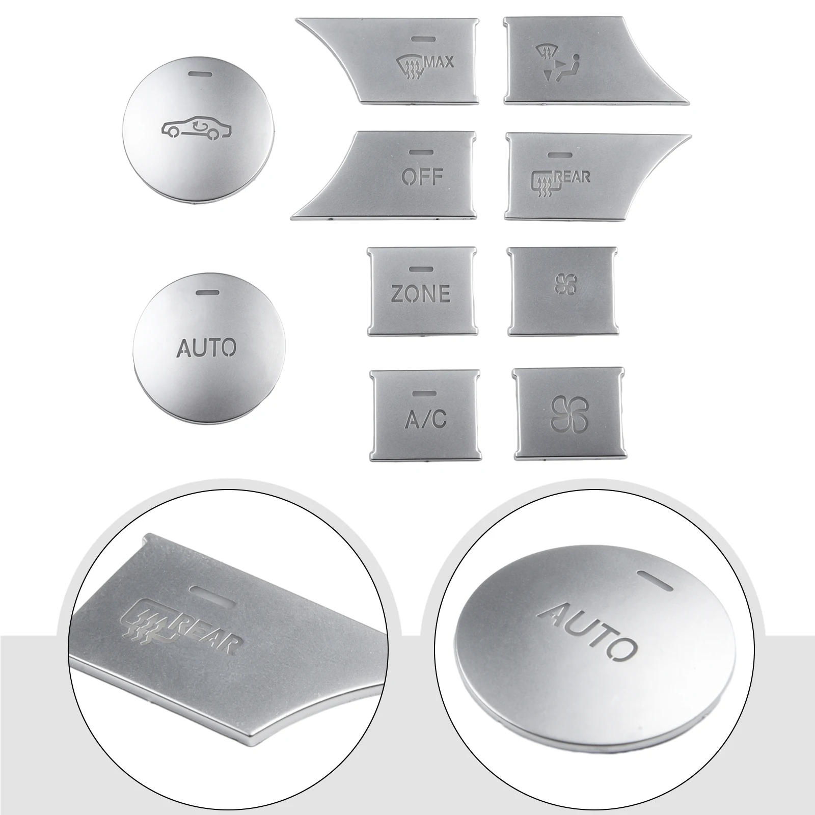 

Car Button Cover Button Cover Air AC Button Cover Trim Button Cover Button Cover Trim Button Trim Car Accessories