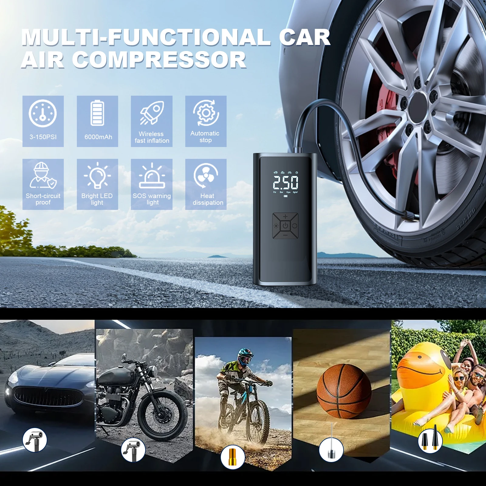 ���� �̴� ������ ���� 150 PSI ���� ������ Ÿ�̾� ���� ������ �з� ������ ���� �ڵ��� ������� ������ �� ���