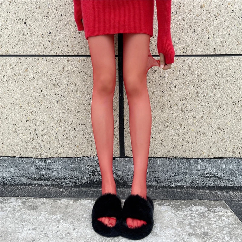 Chinesische rote Strumpfhosen weibliche Neujahrs strumpfhosen Frauen Strümpfe schlanke Dessous Anti-Haken Seide Samt Festival Hochzeit Braut Leggings