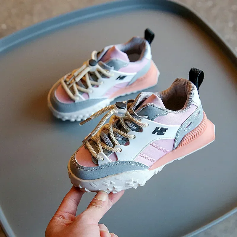 Kids Sports Shoes Fashion Band Sneakers Size 21-36 for Boys Girls