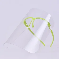 10 - Pack Anti - Fog Face Shield Visors for Protection and Versatile Use (Green)