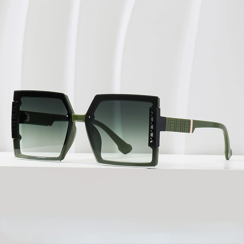 

2023 модные солнцезащитные очки с большой оправой, персонализированные Солнцезащитные очки для уличного фото, модные дорожные солнцезащитные очки для женщин