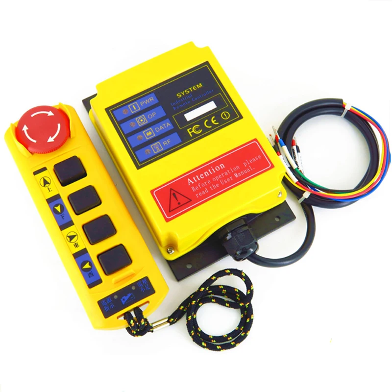 

1 Transmitter 1 Receiver A4S/DC24V industrial universal radio wireless remote control distance for overhead crane