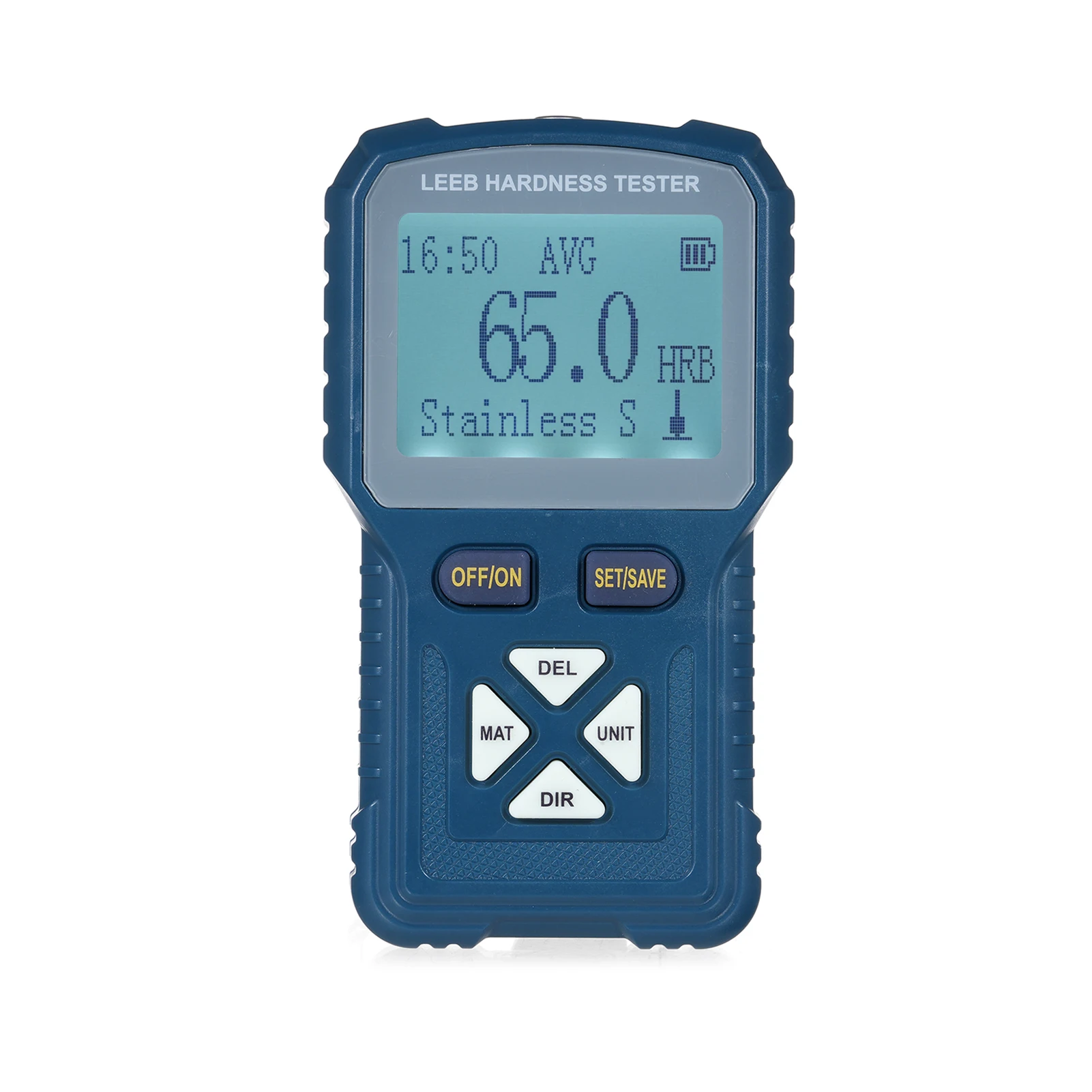 Portable Rebound Leeb Hardness Tester Meter Digital Durometer with D Type Impact