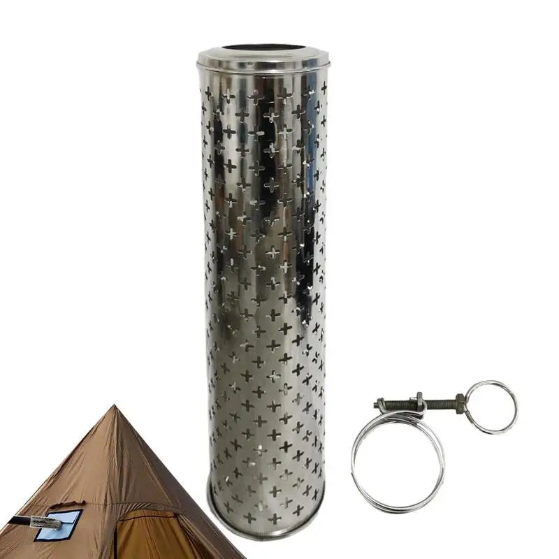 

Походная дровяная труба выхлопная защита вентиляционное отверстие из нержавеющей стали крышка дымохода жаростойкая плита труба вентиляционное отверстие воздухопроницаемые выхлопные трубы