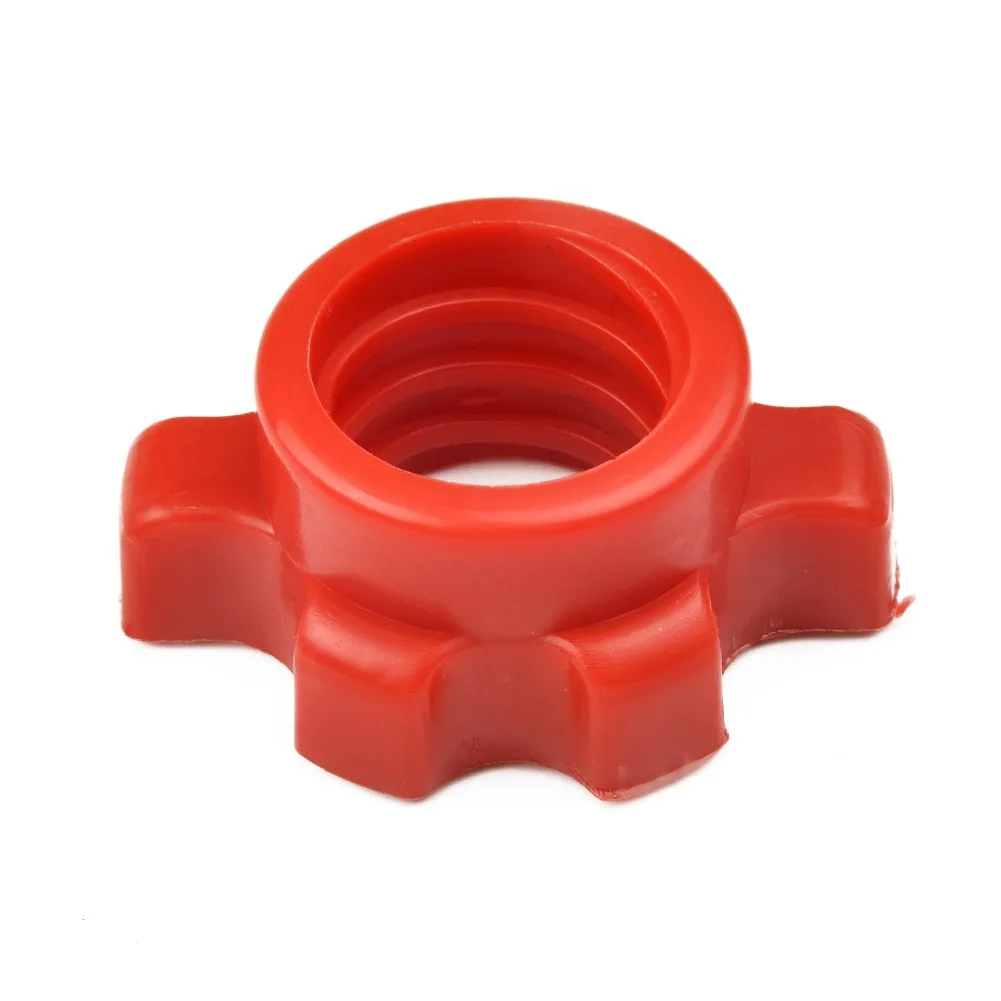 Durable Dumbbell Bar Lock Dumbbell Nut Brand New Easy To Install Practical Fitness Hexagon Plastic Quick Remove