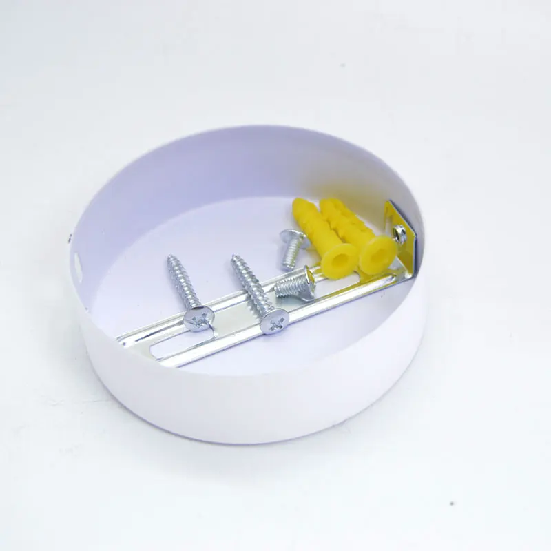 Description Picture 2 of item80mm Lamp Fixing Base Metal Plate Ceiling Wall Lighting Accessor Vintage Pendant Lamp Home Decoration Stair Hallway Light Holder