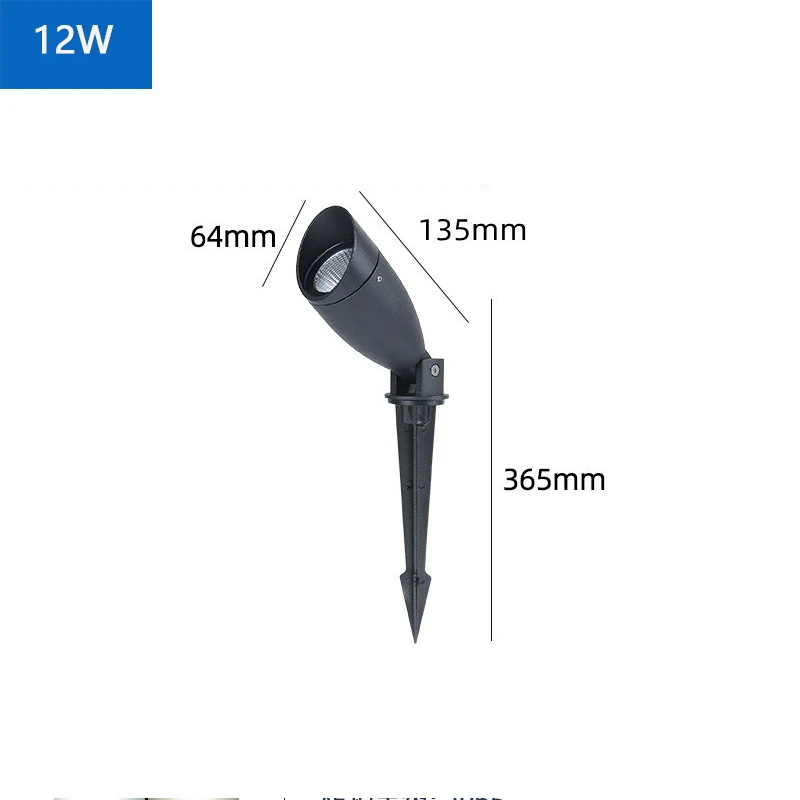 Iluminación LED para jardín, lámpara impermeable de 5W, 10W, 20W, para exteriores, terraza, decoración de jardín, focos de camino, AC220V, 110V, DC12-24V