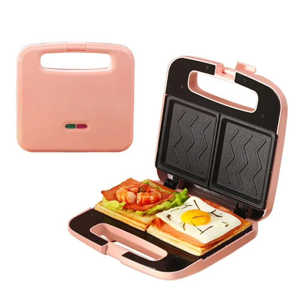 Multifunction Double plate Sandwich Maker Double-side Heating Non-stick coating Detachable Panel Barbecue Omelette Bake Toast EU sandwich maker