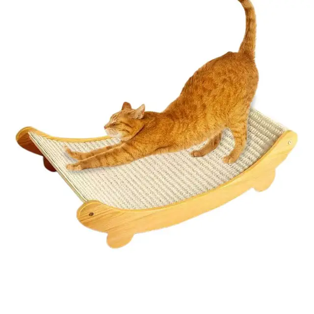 Sisal Cat Scratching Pad Reusable Cat Scratcher Cat Scratch Bed Nest for Pet Sleeping Playing Grinding Small Medium Large Cats 5