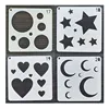 9*9Cm Auxiliary Template DIY Layering Stencils Wall Painting Scrapbook Coloring Embossing Album Decorative Card Templat 1