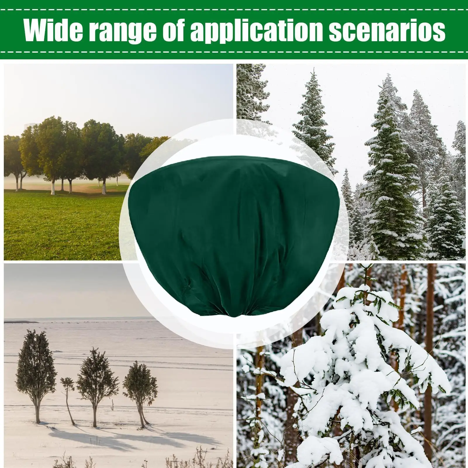 겨울 식물 커버 39.37x23.62인치 접이식 태양 차단막 겨울 식물 커버 나무 장미 관목 채소 동결 방지