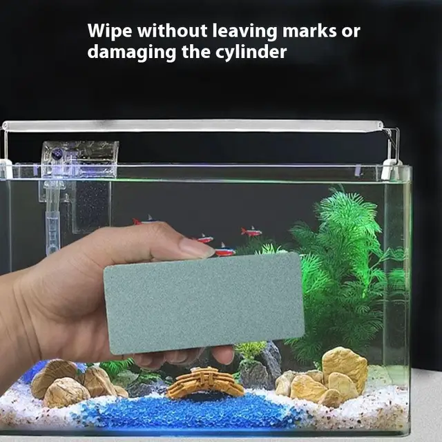 Fish Tank Wipe Water Marks Scale Cleaning Household Fish Tank Glass No Dead Angle Cleaning Artifact 3