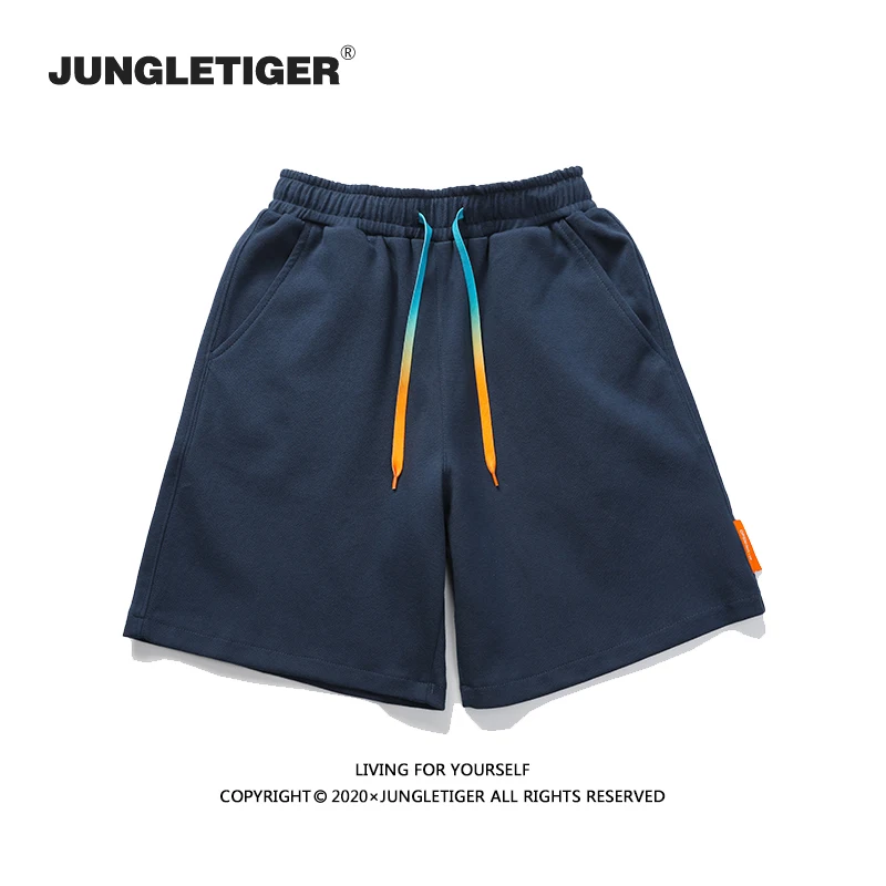 

Jungle Tiger Summer Versatile Men's Capris Medium Pants Large Loose Sport Casual Cotton Shorts