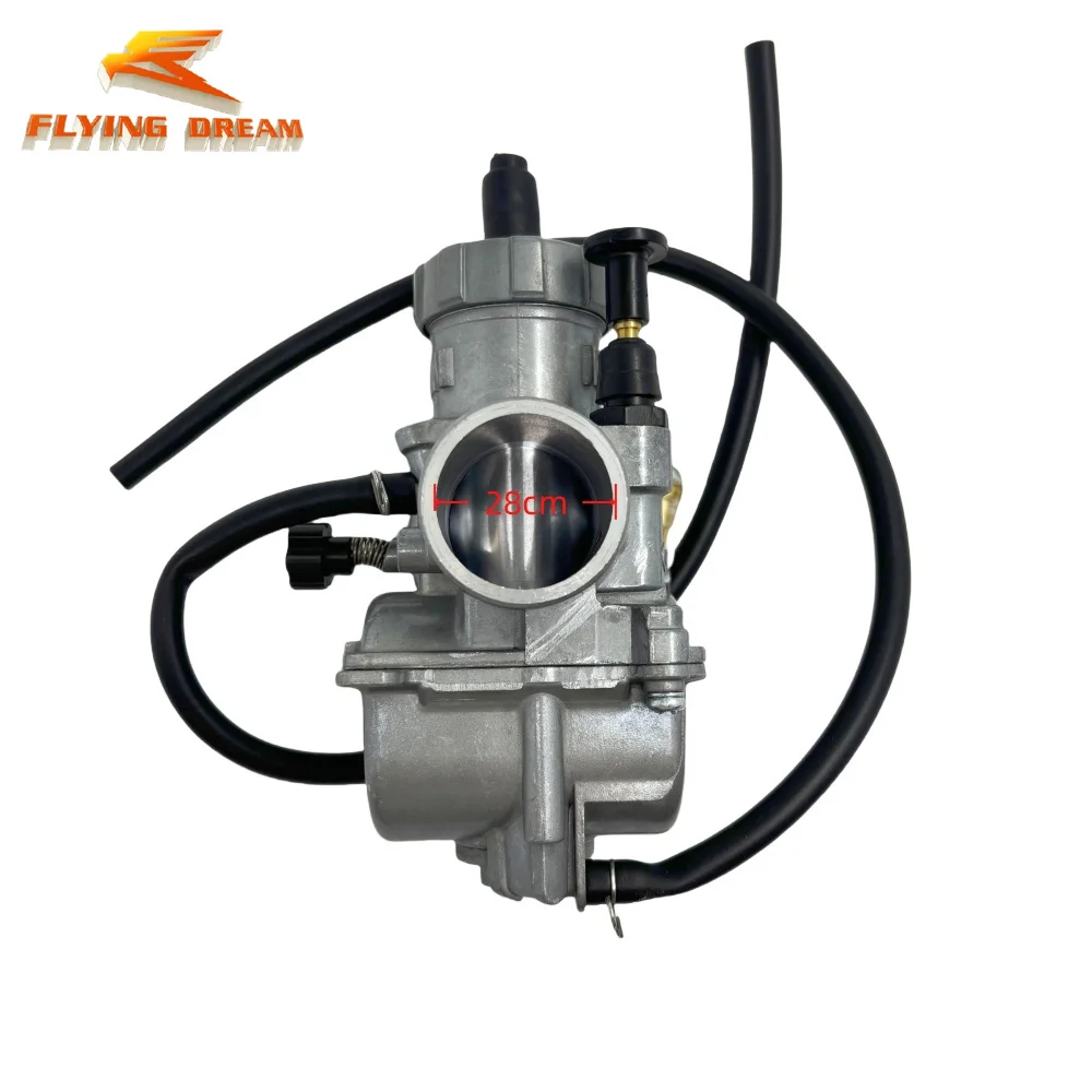 Carburatore Ad Alte Prestazioni PE28mm - Per Moto Da Cross/Quad 200cc-250cc, Con Jetti