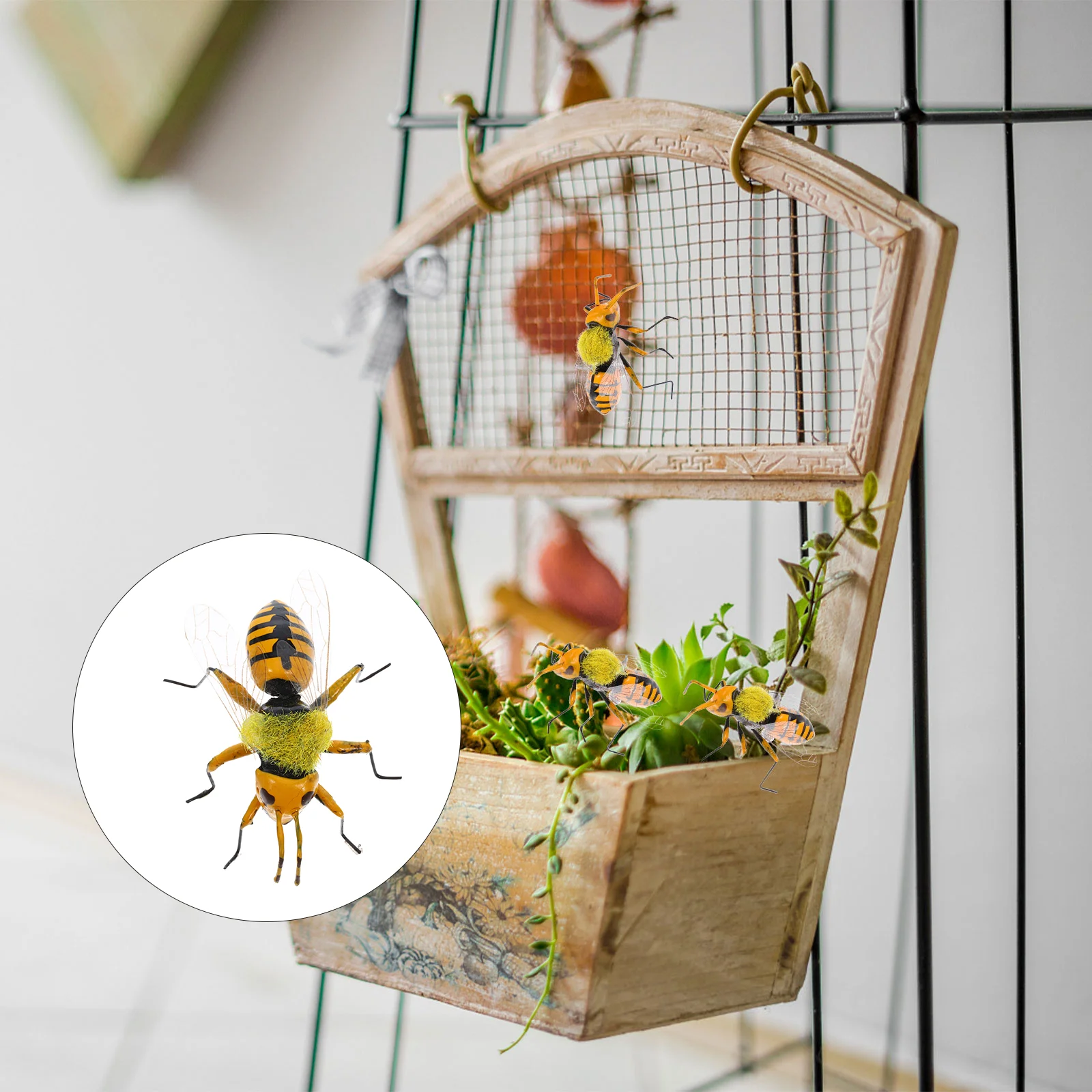 

3 Pcs Bee's Toys for Kids High Simulation Insect Photo Prop Children Animal Model Vivid Realistic