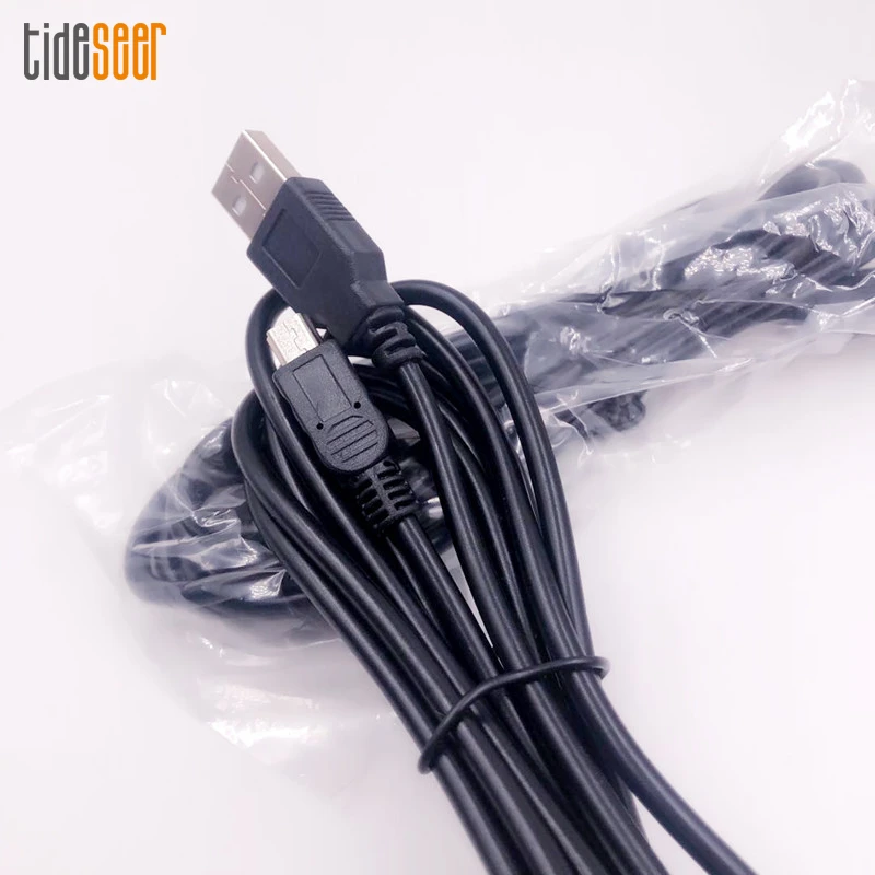 

100 шт. 1,8 м USB-кабель для зарядки для PS3, беспроводные контроллеры с магнитным кольцом, зарядный шнур, провод