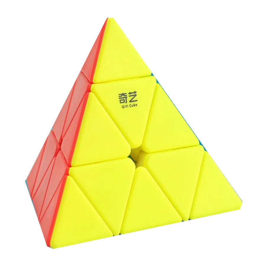 QiYi 3x3 Pyramid Magic Cube Professional Speed Puzzle Educational Toys