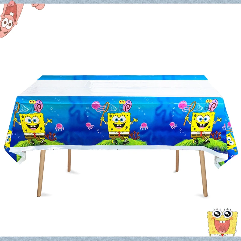 Spongebob Party Decorations SquarePants Birthday Party Favors Banner Table  Cloth Cups Plates Party Balloons Baby Shower Supplies - AliExpress