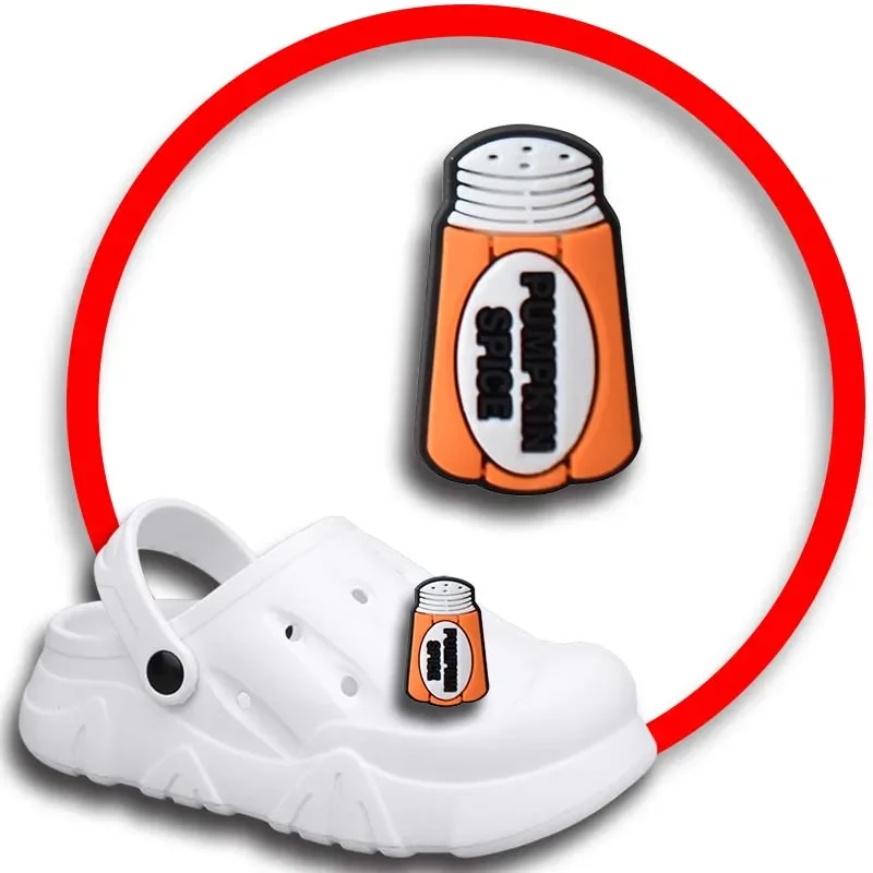 

Упаковка булавок для Crocs, шармы, аксессуары для обуви, украшение в виде тыквы на Хэллоуин, джинсы, женские сандалии, пряжка, Детские сувениры, мужские значки