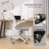 Office Chairs, Ergonomic Office Chair, Computer Chair with Adjustable Headrest, Lumbar Support, 2D Armrest 3