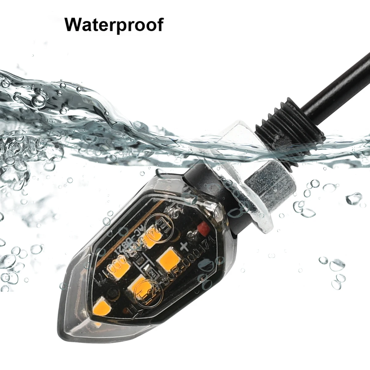 Motorcycle LED Turn Signal Indicators Light Led Amber Blinker Motorbike Strobe Lamp 12V For Yamaha Honda Suzuki Kawasaki 2pcs motorcycle turn signal lights