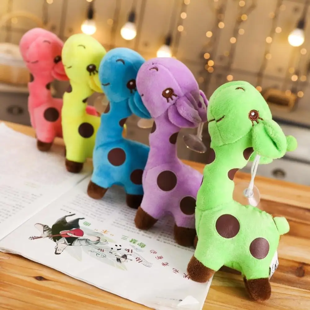 New giraffe doll pram accessories deer cute doll sleep pillow rag doll living room ornaments children's gifts animal sweetheart