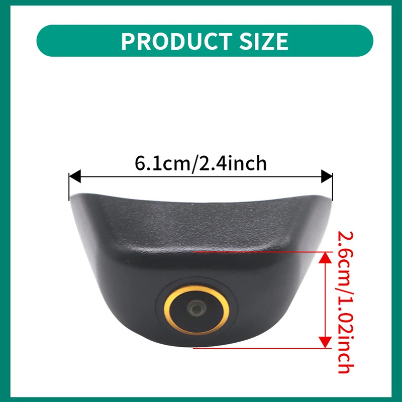 메르세데스 벤츠 M ML GL 클래스 GLE W166 GLS X166용 CCD AHD 차량 전방 카메라, 야간 투시 전면 그릴 카메라