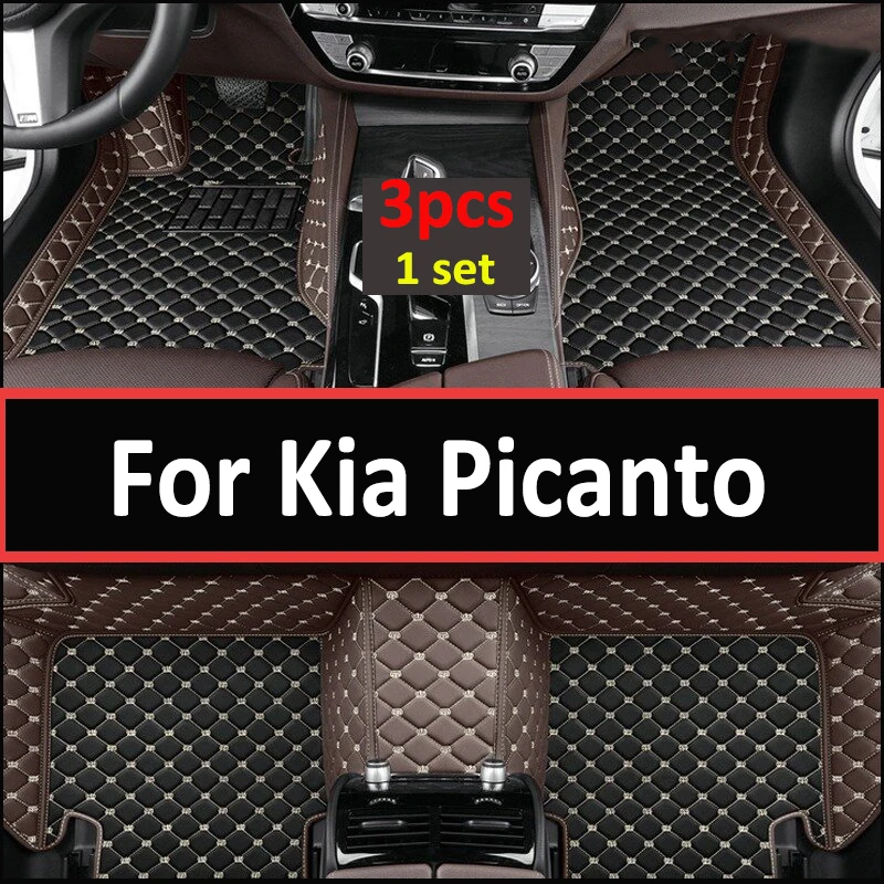 

Автомобильные Коврики Для Kia Picanto Morning Grand Eko Taxi JA 2017 ~ 2022, водонепроницаемые кожаные коврики, коврики для автомобиля, автомобильные аксессуары