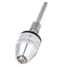 

Keyless Drill Chuck Impact Driver Adapter Converter 3 Jaws 1/8in Round/Hex Shank Impact Driver Drill Chuck