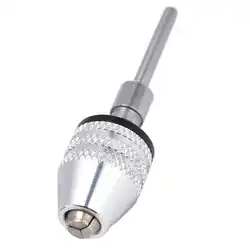 Mandrin de perceuse sans clé, adaptateur de pilote d'impact, convertisseur 3 mâchoires 1/8 po, tige ronde/hexagonale, mandrin de perceuse 