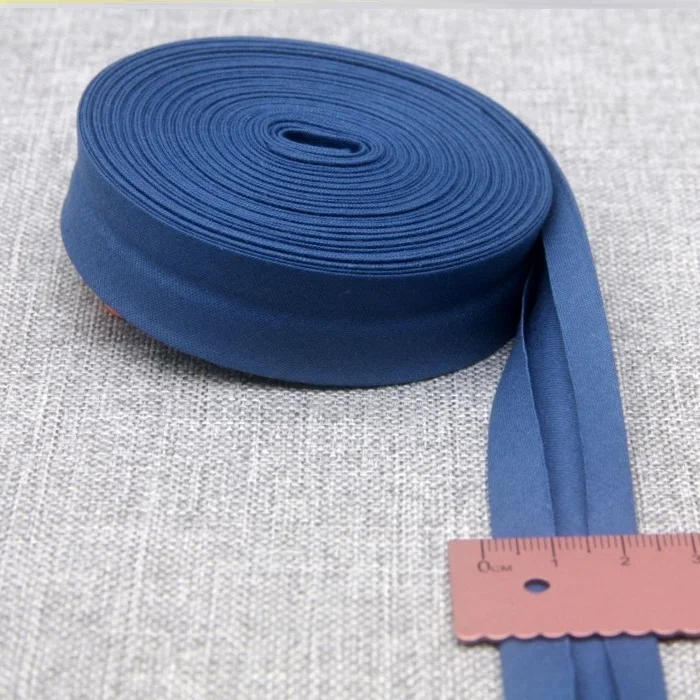 Ultra Soft 100% Cotton Silk Bias Tape - 20mm Width, Skin-Friendly Fabric Ribbon