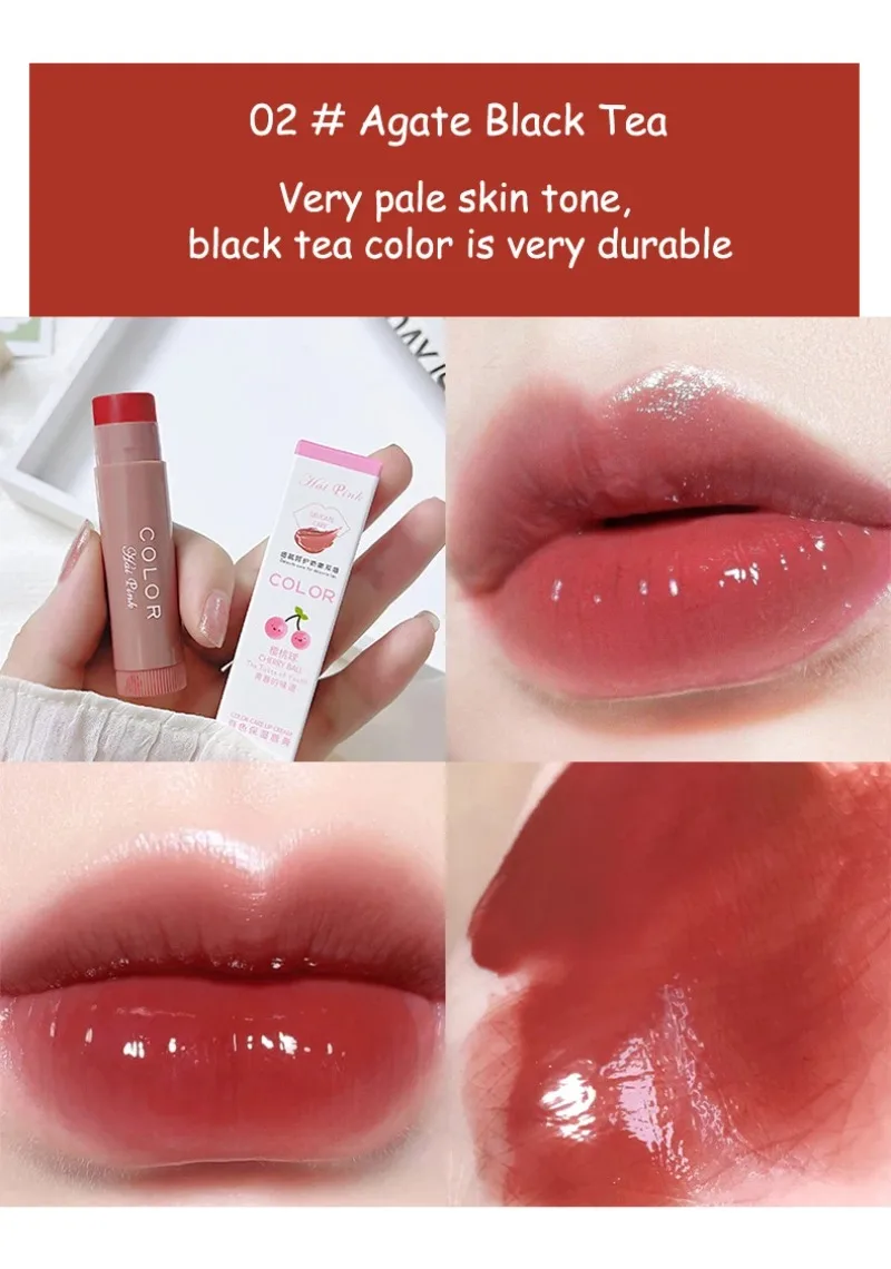 3-teiliges Water Glow Lippenöl-Set, langlebig, feuchtigkeitsspendend, Anti-Trocknung, aufpolsternd, farbiger Lippenbalsam, Lippenstift, Make-up-Set zum Verblassen der Lippenlinie – Detail 7