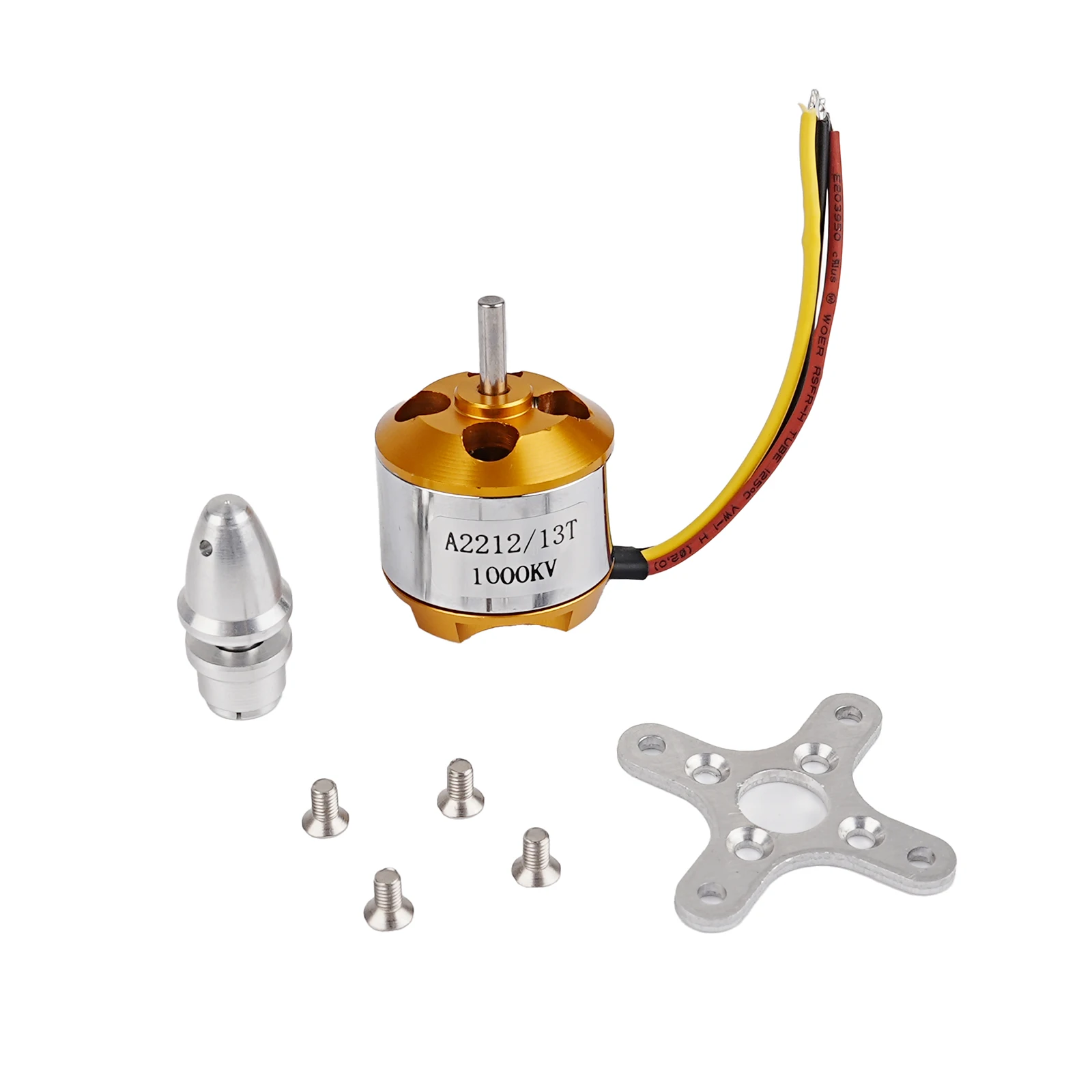 Gros plan sur le stator et les aimants du Moteur Brushless A2212 pour Drone RC.