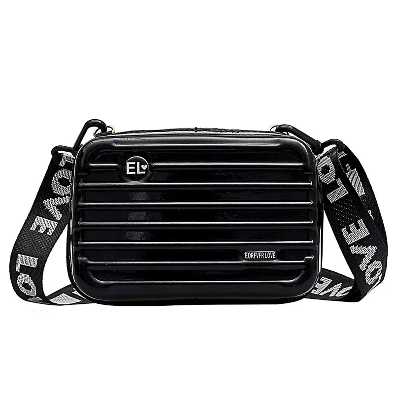 

Новинка, модная дорожная сумка, квадратная коробка, широкий плечевой ремень, одно плечо, скошенная сумка, мини-сумка для телефона