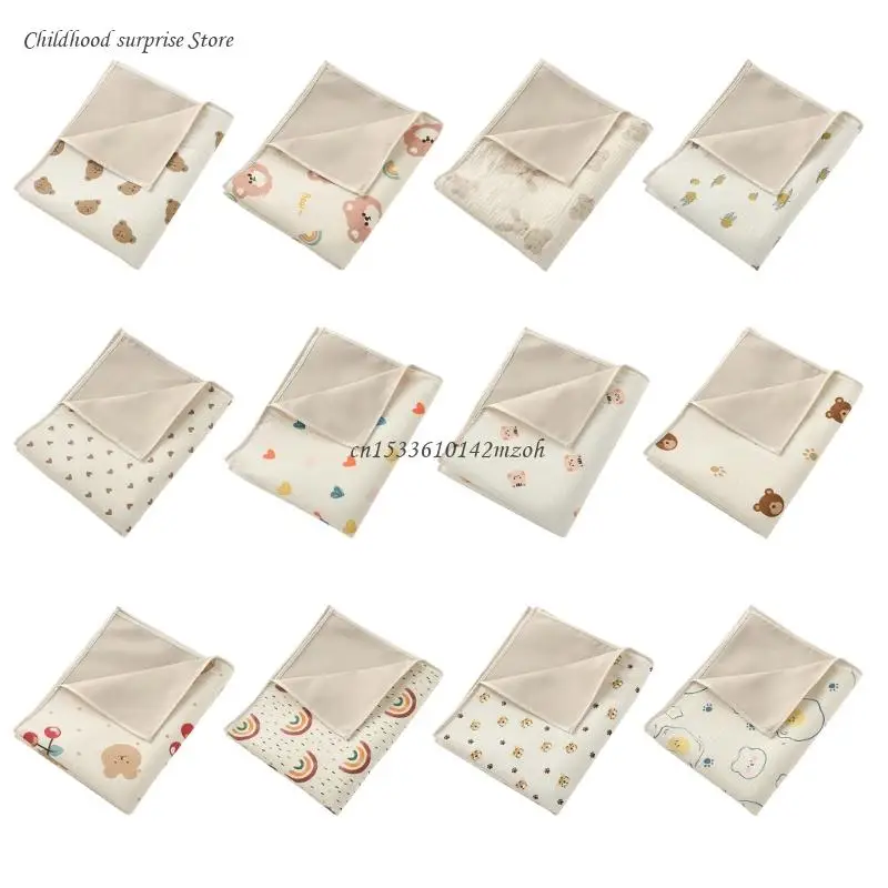 

Comfortable Infant Waterproof Bed Wetting Pad Cotton Baby Diaper Table Protector Dropship