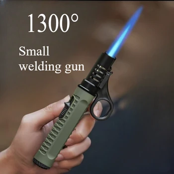 New Gas Lighter 1300° Outdoor Camping Ignition Lighting Gun Stove Accessories Camping Barbecue Flamethrower Inflatable Igniter 1