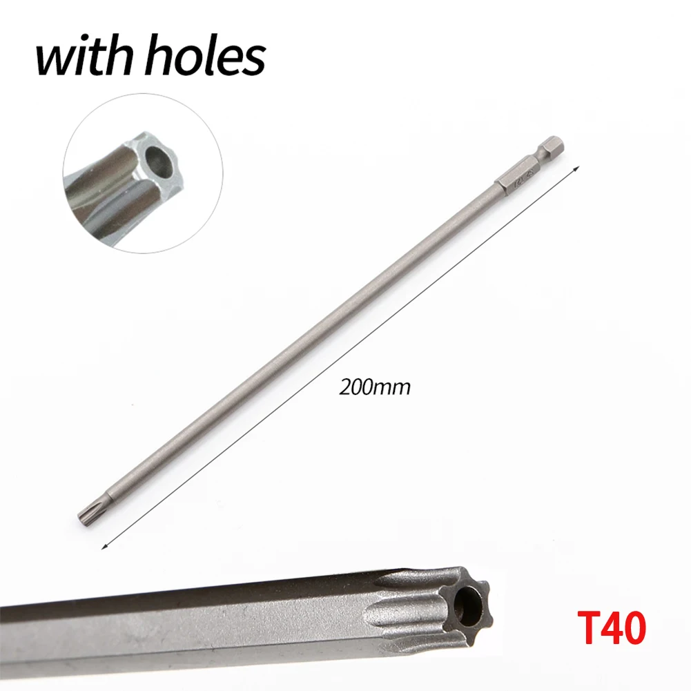 Magnetischer Torx-Bit, extra lang, 200 mm, Schraubendreher-Set, Sicherheit, manipulationssicher, Stern für elektrische Bohrmaschine, Schraubendreher, Schraubendreher – Detail 29