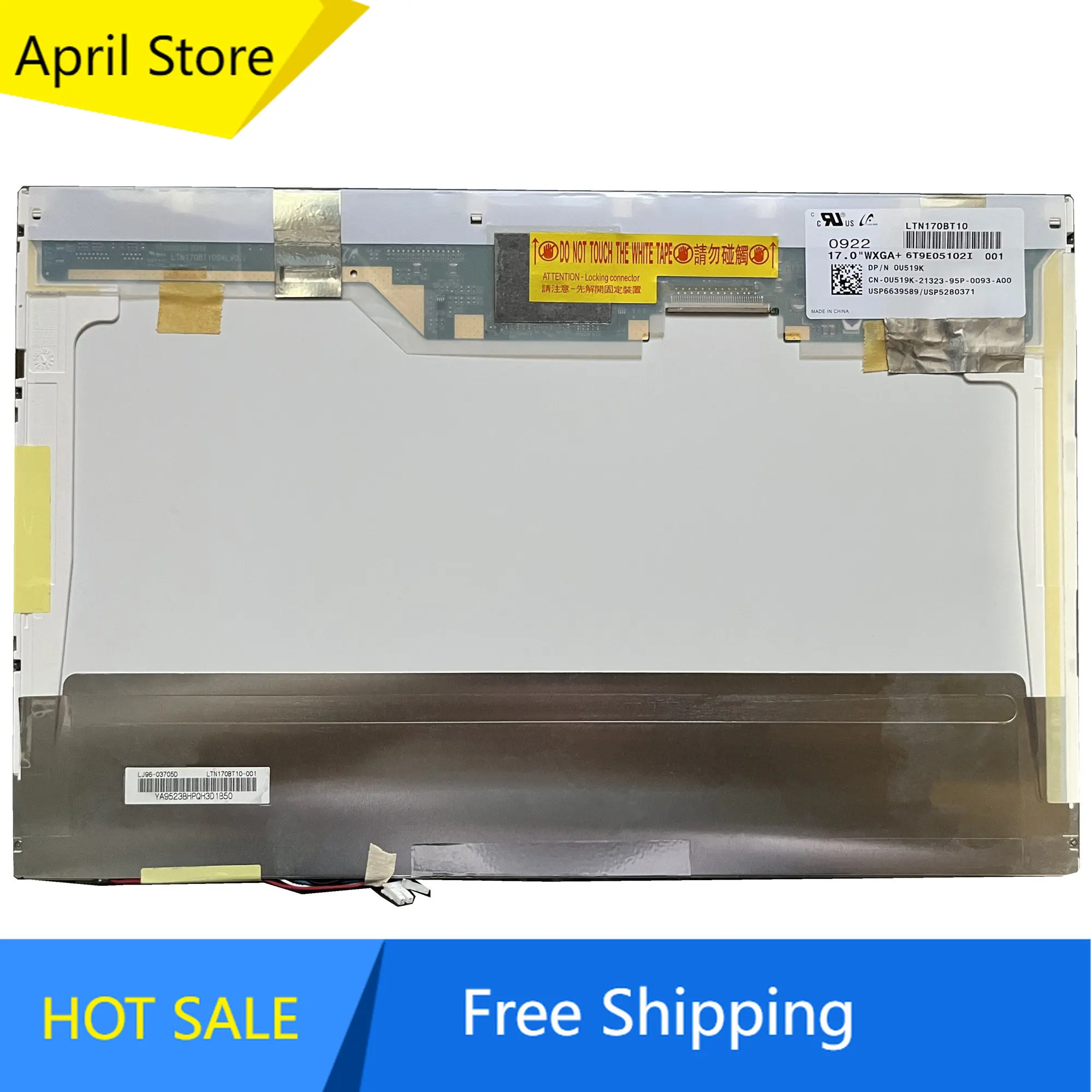 

Free Shipping LTN170BT10 LTN170BT10-001 WXGA+(1440*900) 2 CCFL Laptop LCD SCREEN PANEL