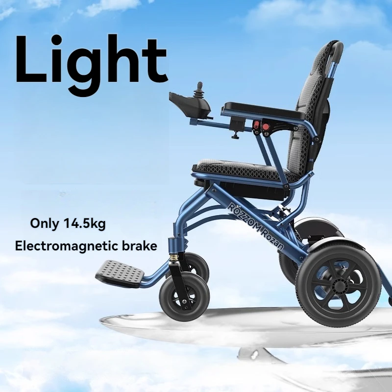 New Design Ultra Light Lightweight Folding Carbon Fiber Electric Wheelchair That Can Be Used On Board.