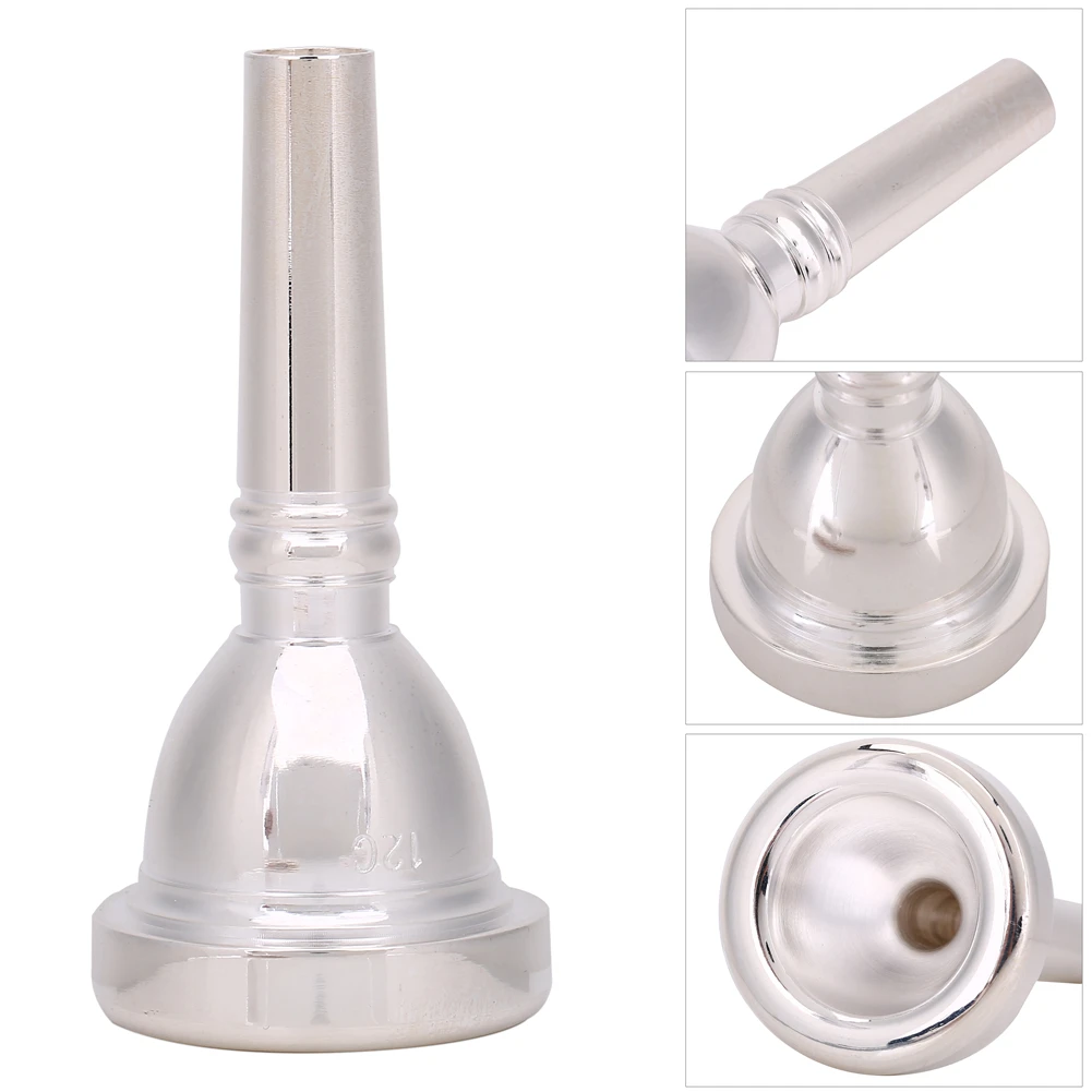 Silver Plating 12C Universal Alto Trombone Mouthpiece Musical Instrument Accessory