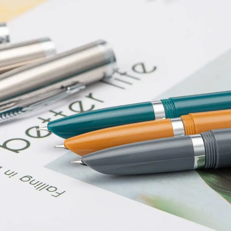 Jinhao 86 Fountain Ink Pen Classic Multi-Color Metal Iridium Tip Smooth Writing Pens High-Value Business Gift School Accessories 5