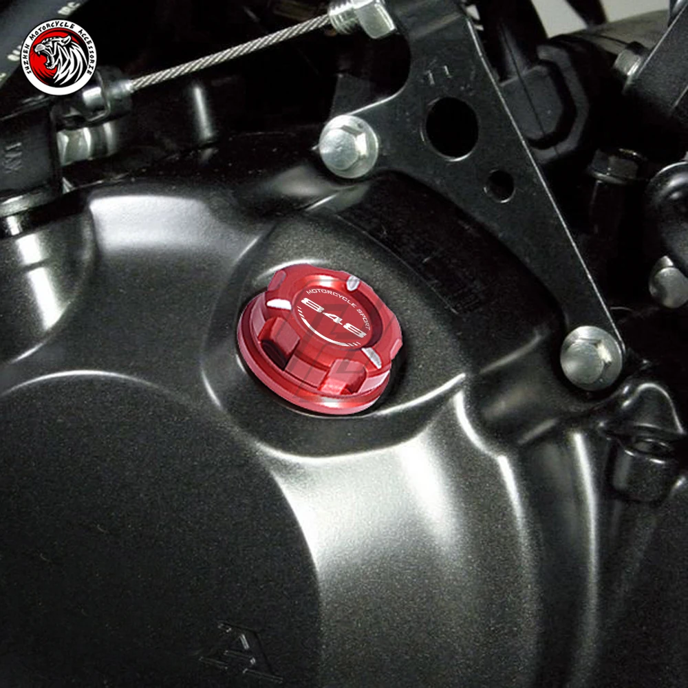 

Motorcycle Engine Oil Cap Bolt Screw Filler Cover Case for Ducati 848 2008-2013