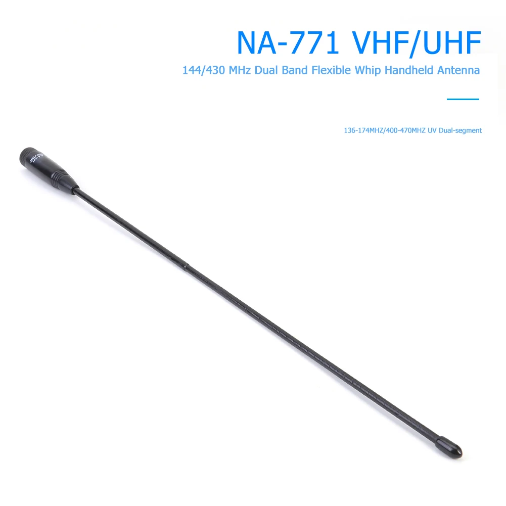 NA-771 38cm SMA-M 남성형 듀얼 밴드 휴대용 안테나 (야에스, 바오펑, 버텍스 무전기용)